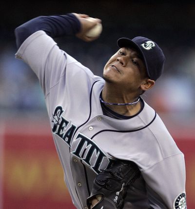 Felix Hernandez is 9-3 with a 2.53 ERA.  (File Associated Press / The Spokesman-Review)