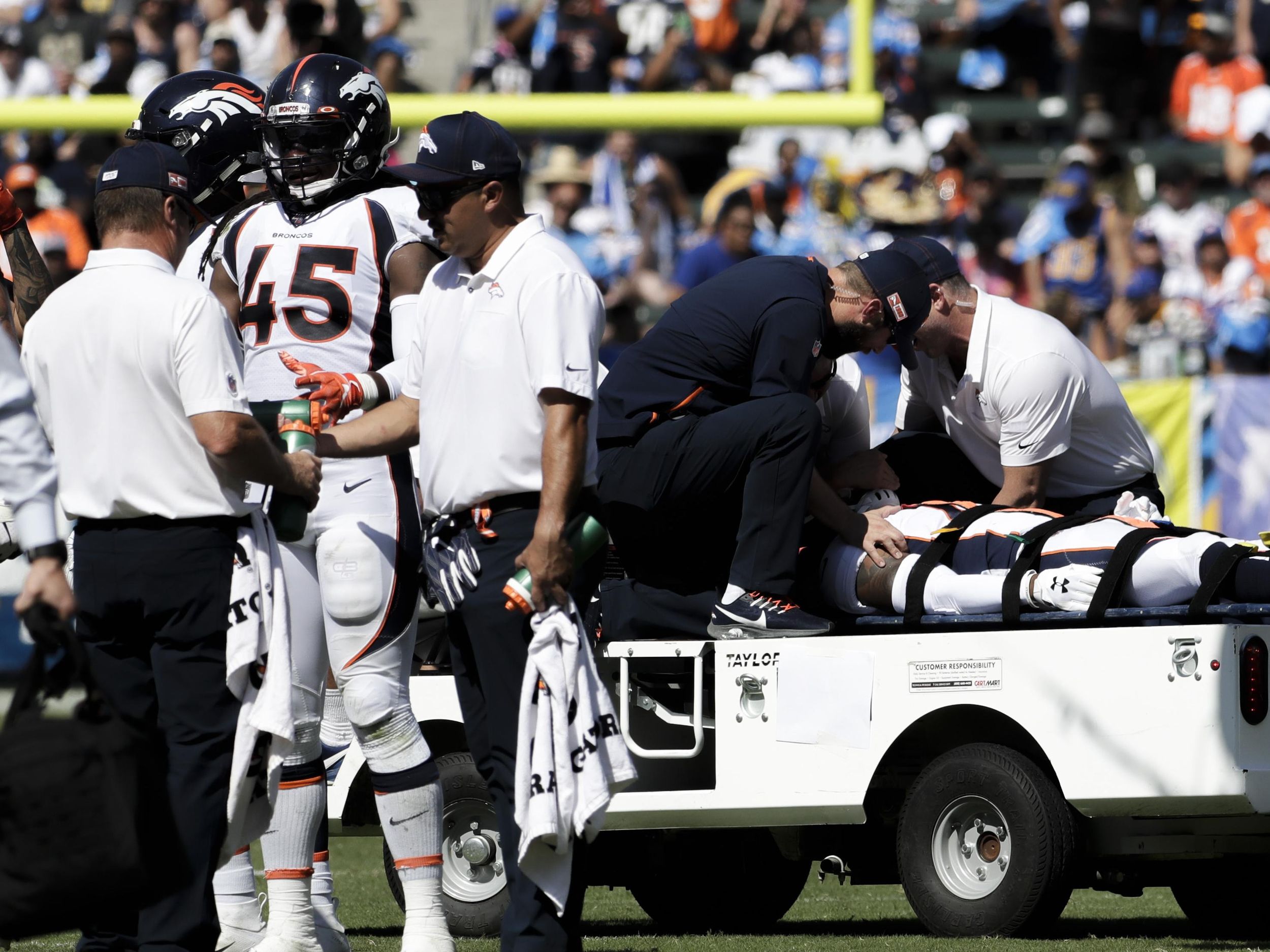 Broncos CB says he was paralyzed for half an hour