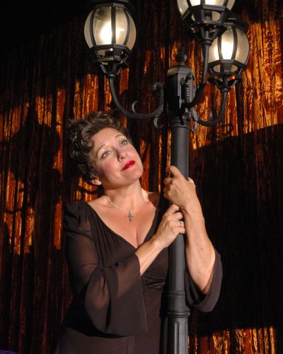 Alex Ryer portrays the late French singer Edith Piaf in the one-woman show “Pure Piaf.” Courtesy of the Fox Theater (Courtesy of the Fox Theater / The Spokesman-Review)