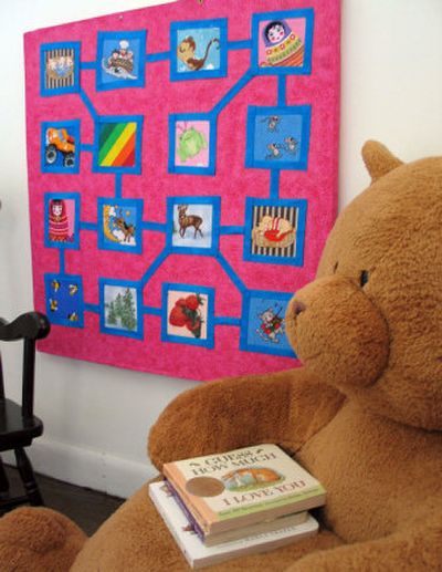 
A story maze quilt accessorizes a child's bedroom.
 (MEGAN COOLEY/For / The Spokesman-Review)