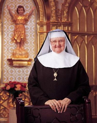 This undated photo provided by Eternal Word Television Network shows Mother Mary Angelica, who founded the EWTN channel in 1981. Angelica died Sunday, March 27, 2016, at age 92. (Eternal Word Television)
