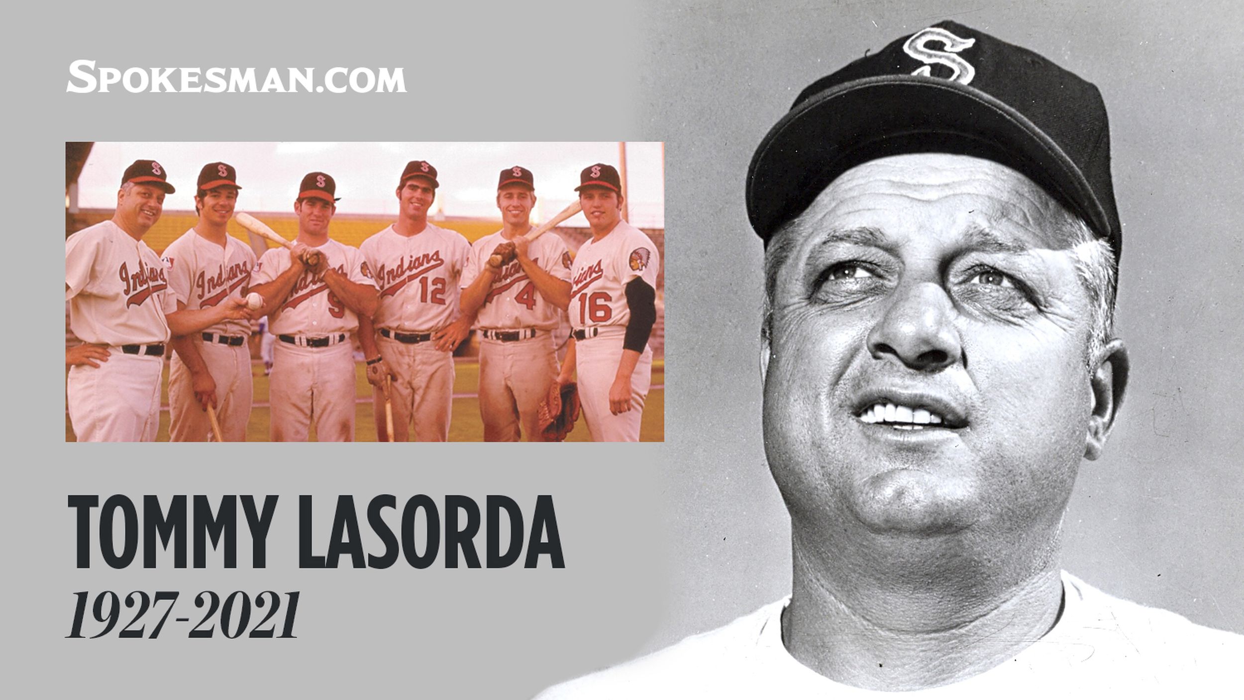 Tommy Lasorda, fiery Hall of Fame Dodgers and former Spokane Indians  manager, dies at 93