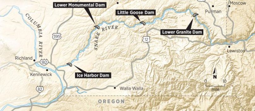 Four Lower Snake River Dams (SR / Molly Quinn)