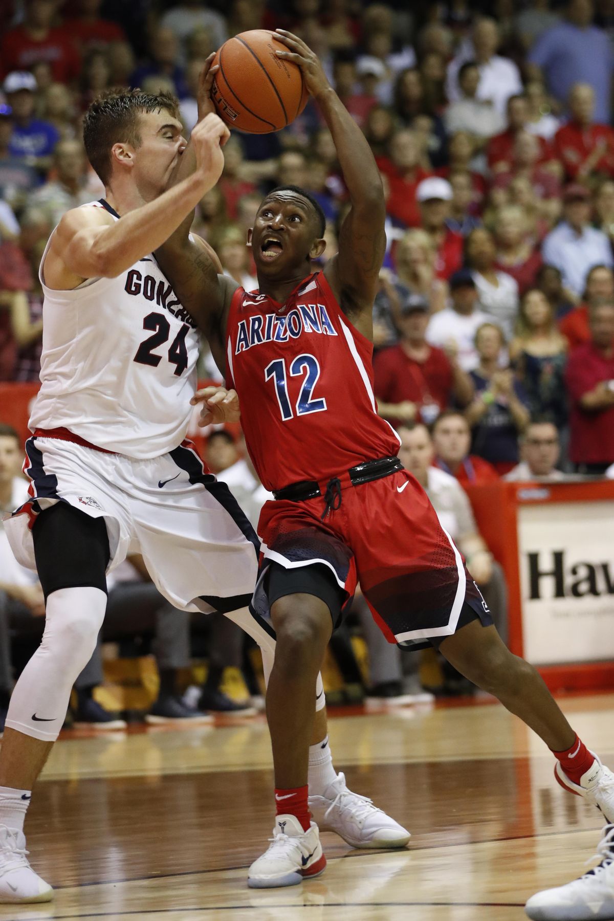 Maui Invitational Gonzaga vs. Arizona (Nov. 20) Nov. 20, 2018 The