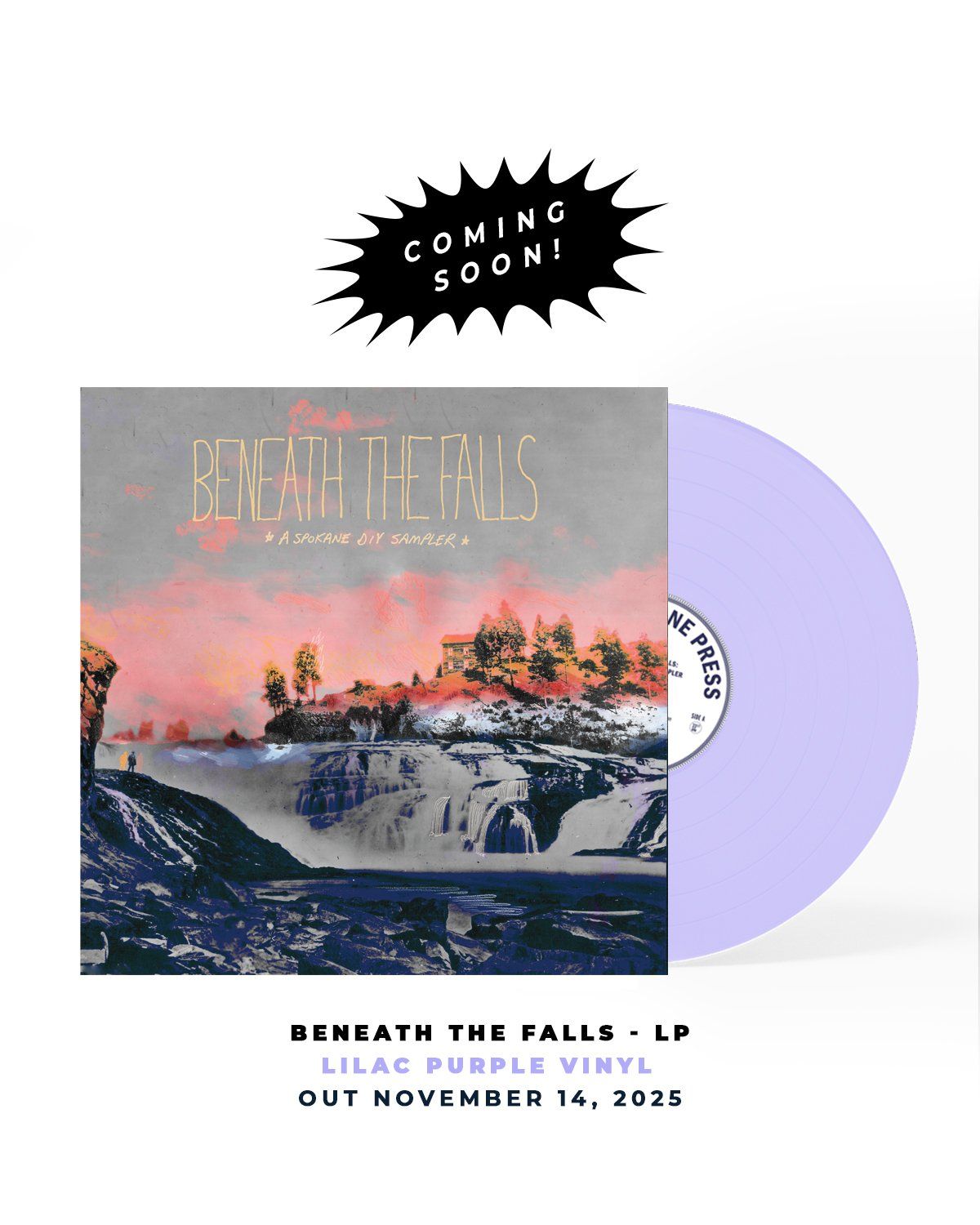 “Beneath The Falls: A Spokane DIY Sampler” is released Friday. (Courtesy of Two Two One Press)