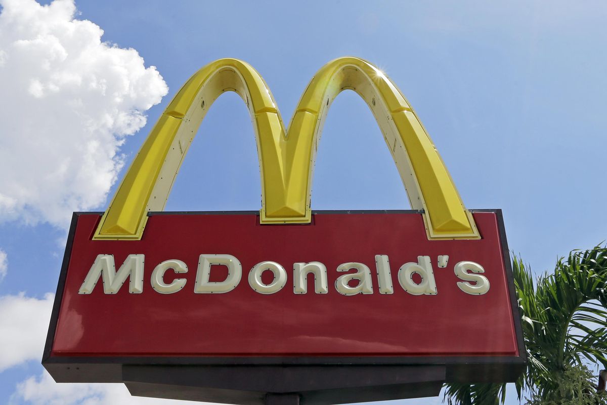 This 2016 file photo shows a McDonald