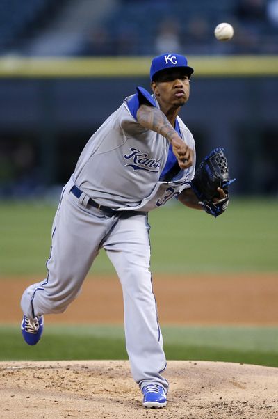 Kansas City pitcher Yordano Ventura was ejected for his role in Thursday’s melee. (Associated Press)