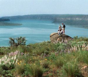 
Hiking is one of the favorite activities at Steamboat Rock State Park at the north end of Banks Lake about 100 miles west of Spokane on SR 155 between Coulee City and Electric City. 
 (File photo / The Spokesman-Review)