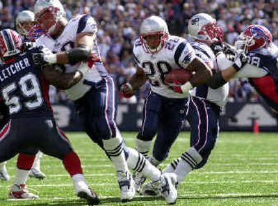 Corey Dillon  New england patriots, Patriots, Patriots football