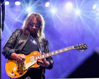 Ace Frehley preforms at The Children Matter Benefit Concert Featuring Gene Simmons, Ace Frehley, Don Felder And Cheap Trick on Sept. 2, 2017, at CHS Field Stadium in St. Paul, Minnesota. (Hannah Foslien/The Children Matter/Getty Images/TNS)  (Hannah Foslien/The Children Matter/Getty Images North America/TNS)