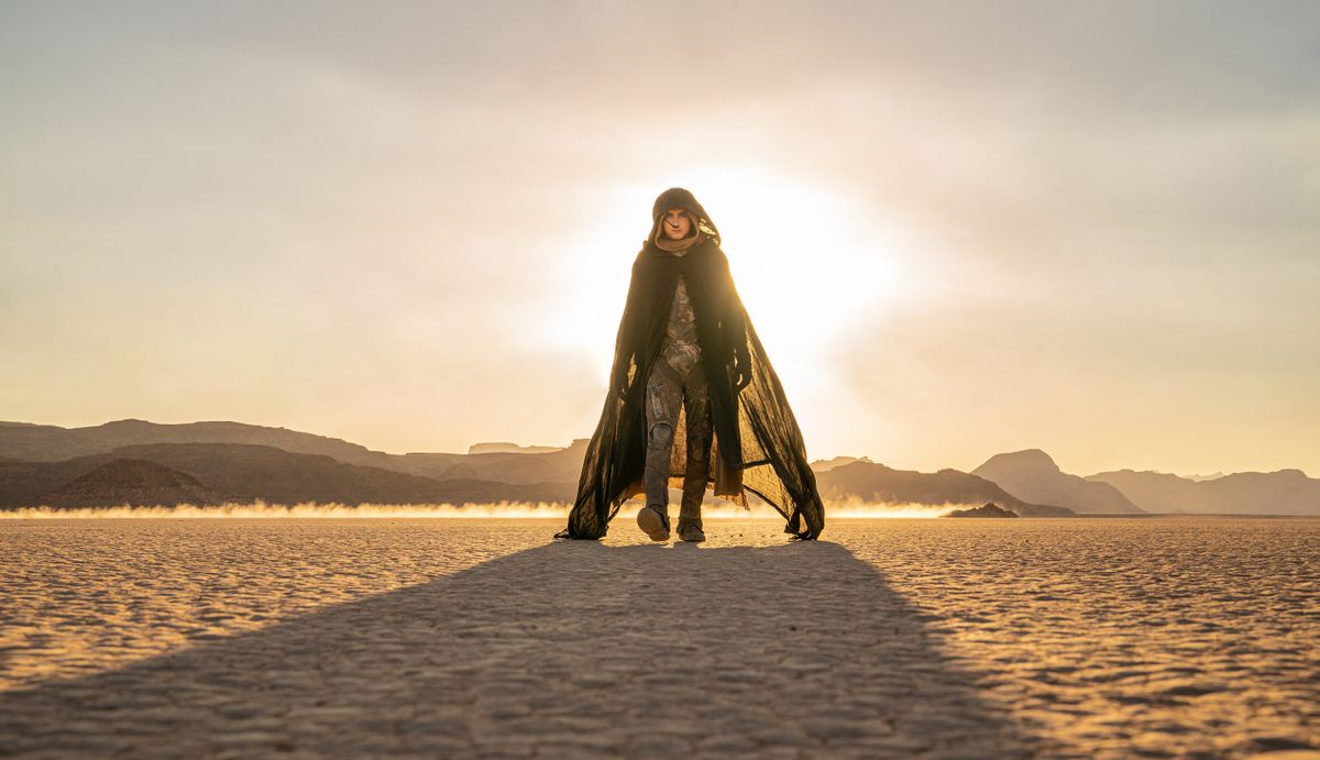 Timothée Chalamet as Paul Atreides in Warner Bros. Pictures and Legendary Pictures’ action adventure “Dune: Part Two.”  (Warner Pros. Pictures)