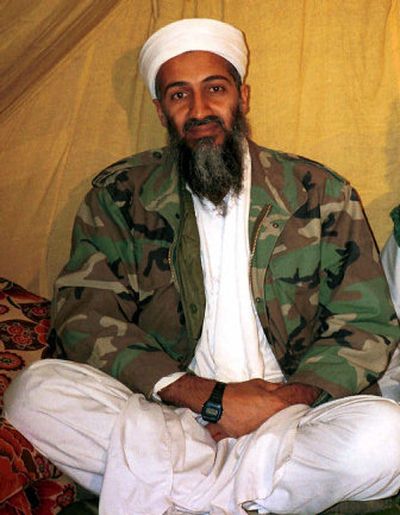 
Osama bin Laden's birth date isn't definitely known. The FBI just says he was born in 1957. 
 (FILE Associated Press / The Spokesman-Review)