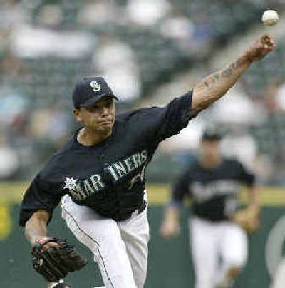 
Bobby Madritsch turned in a solid effort on the mound in Saturday's second game. 
 (Associated Press / The Spokesman-Review)