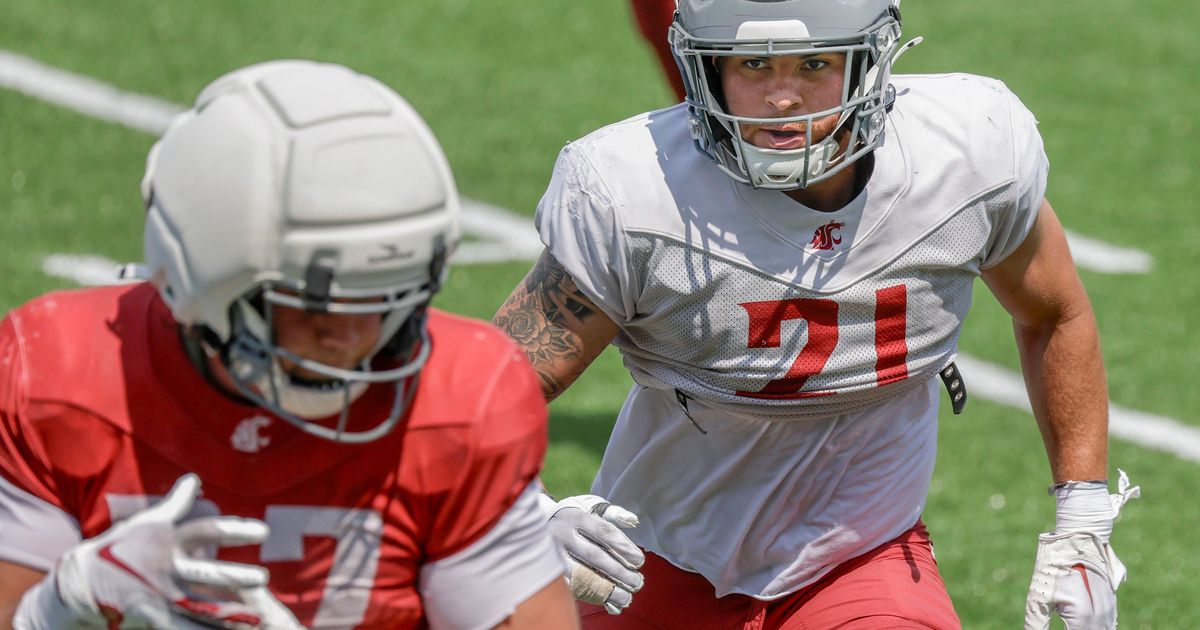 WSU puts the ‘ball on the ground too much’ on Day 6 of fall camp, Kirby Moore says, as defense earns edge again