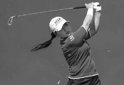 
Jeong Jang  tees off on the eighth hole Saturday at the LPGA Tour. 
 (Associated Press / The Spokesman-Review)