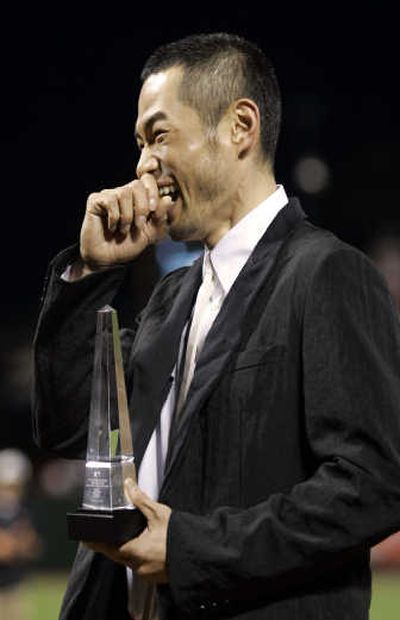 
Ichiro, the All-Star MVP, re-signed Friday with M's. 
 (Associated Press / The Spokesman-Review)
