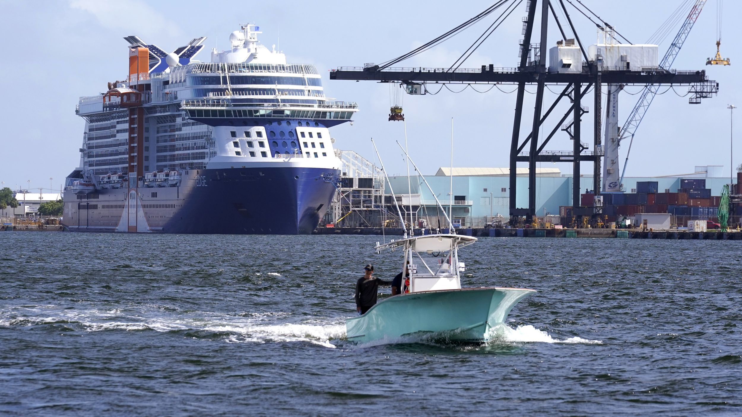 1st Post Pandemic Cruise Ship From Us Sails Away The Spokesman Review