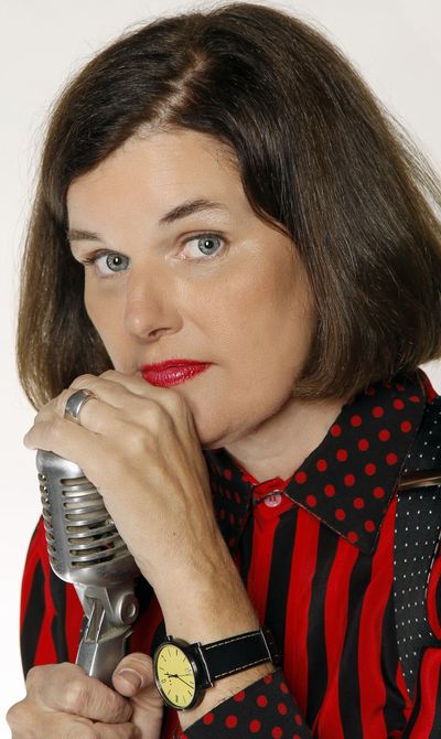 Comic Paula Poundstone performs tonight in a benefit for local public radio stations.