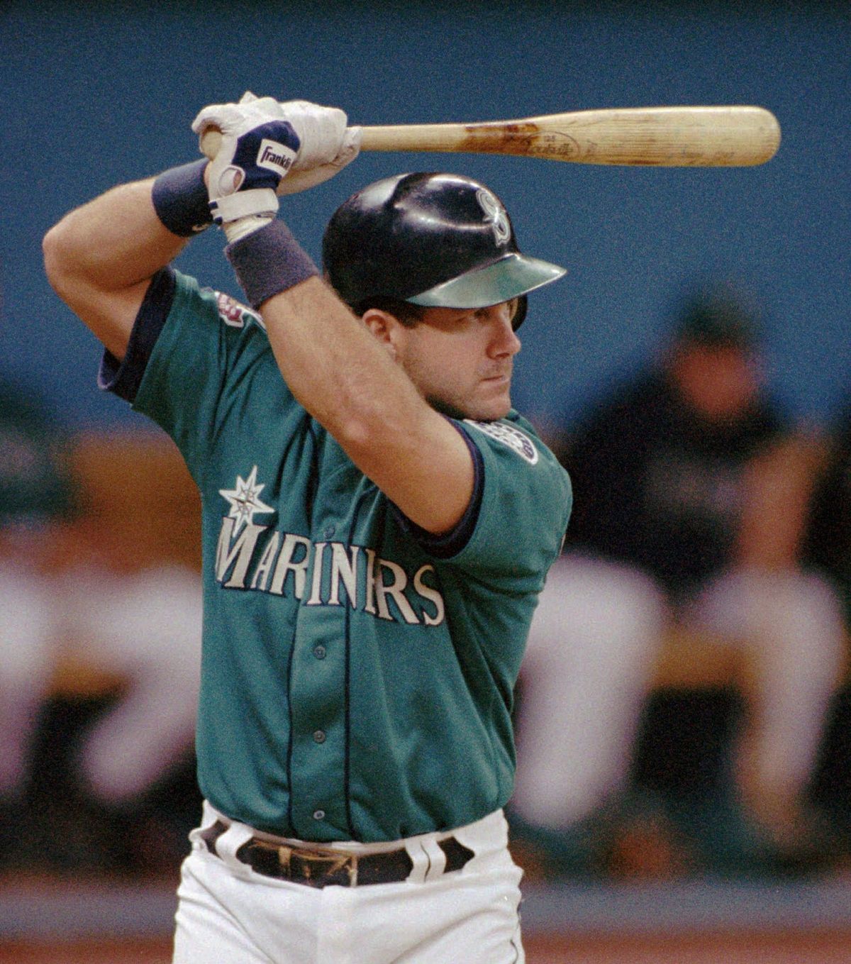 Seattle’s Edgar Martinez fought hamstring problems, but he had four seasons of 46-plus doubles as DH. (Associated Press)