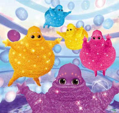 
 Five sparkling atoms of energy are the primary characters in the PBS kids series 