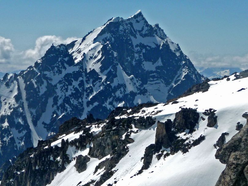 Mount Stuart, tallest peak in the Alpine Lakes Wilderness.