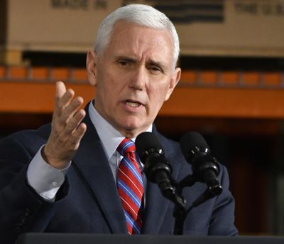 Vice President Mike Pence (Timothy D. Easley / Associated Press)