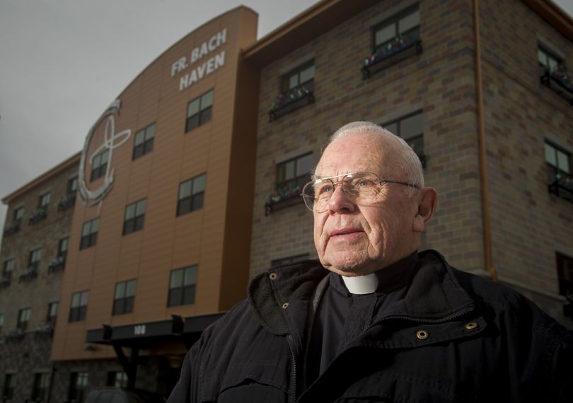 Frank Bach never strayed from his calling. “I wanted to be a priest from the time I was in grade school,” he said. (Colin Mulvany)