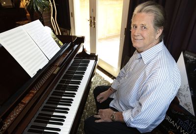 Musician Brian Wilson, whose new solo album is due out Tuesday, poses for a portrait at his home in Los Angeles.  (Associated Press / The Spokesman-Review)
