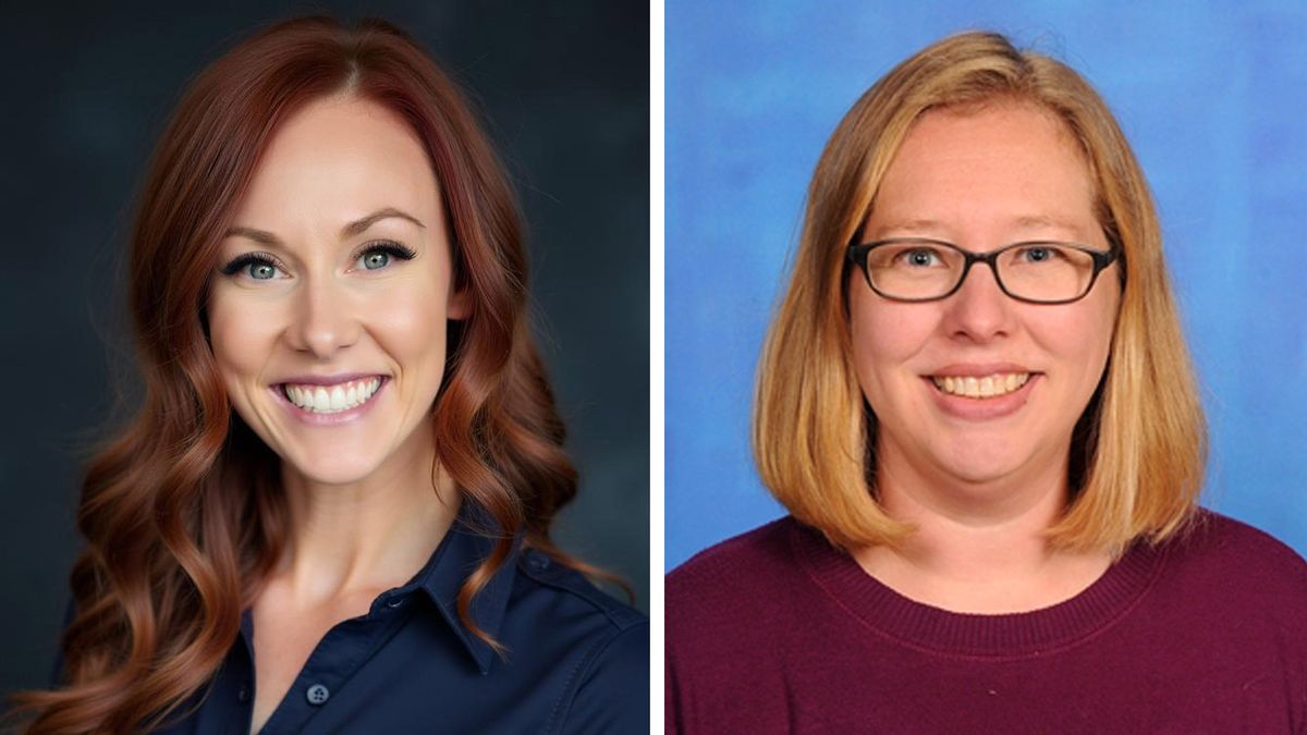 Jessica Davis, left, is challenging the re-election bid of incumbent Cheney School Board member Elizabeth Winer in the November 2025 election.  (Courtesy)