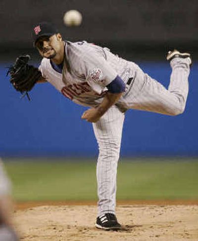 
Minnesota starter Johan Santana delivered a victory for the Twins at Yankee Stadium. 
 (Associated Press / The Spokesman-Review)