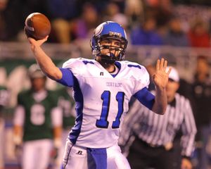 Coeur d'Alene senior Chad Chalich passed for 410 yards and three TDS and ran for 60 yards and two TDs. (Steve Conner)