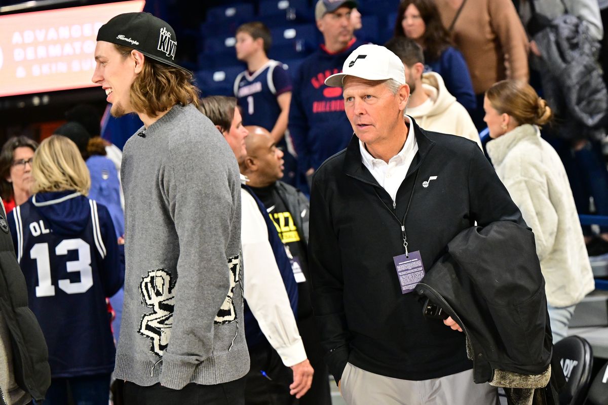 Utah Jazz All-Access, A Look Inside At Kelly Olynyk's Jersey Retirement At  Gonzaga