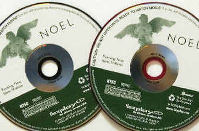 
A DVD of the Christmas-themed movie 