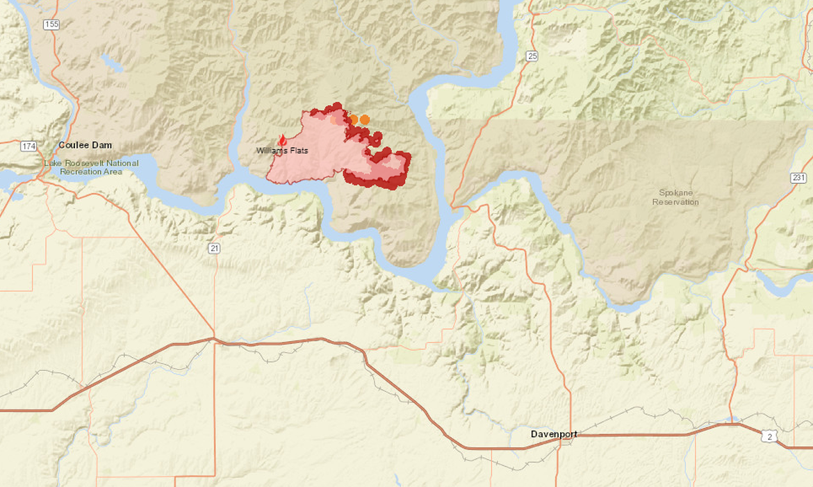 More evacuations ordered on Colville Reservation due to wildfire that’s