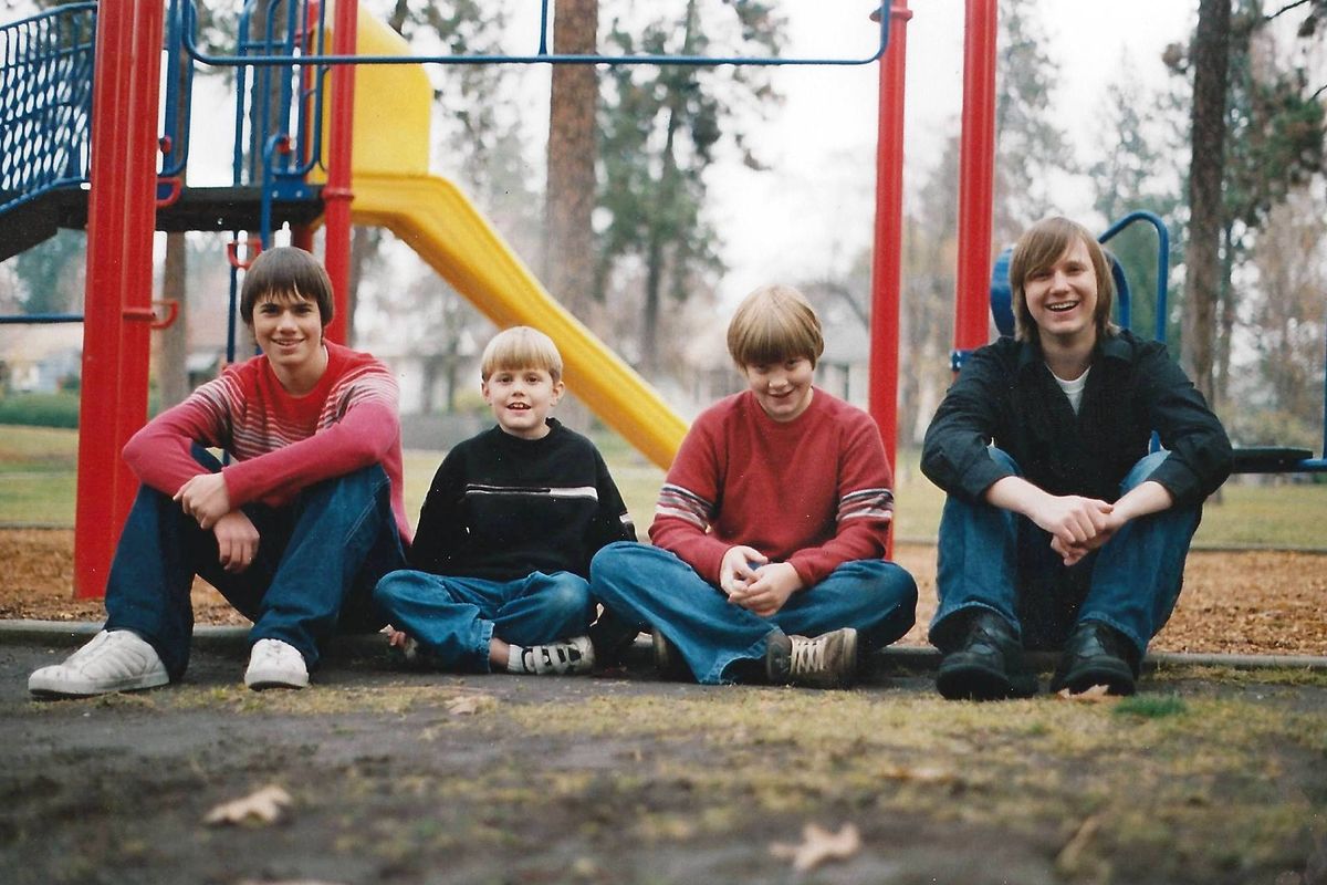 The Hval boys, circa 2008, from left, are Alex, Sam, Zach and Ethan.  (Cindy Hval/For The Spokesman-Review)