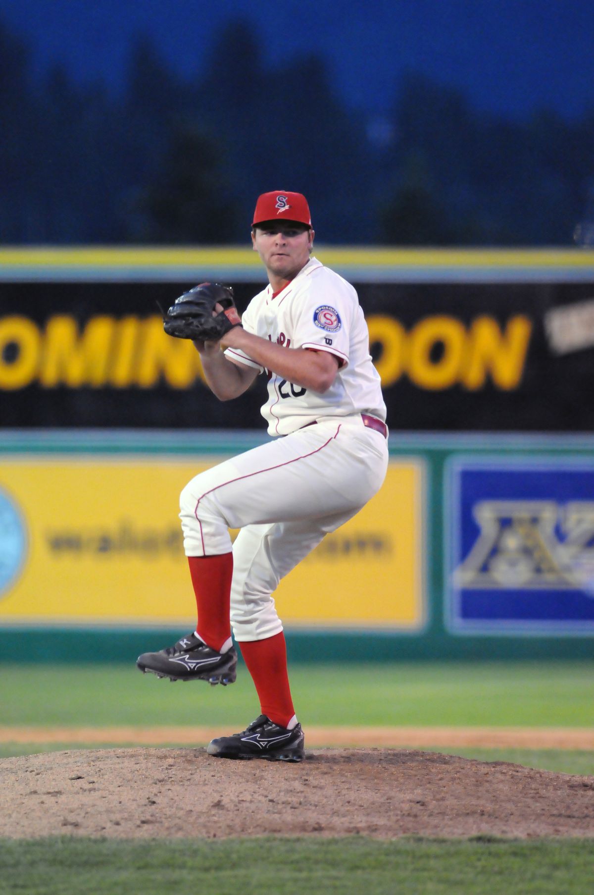 Relief pitcher Johnny Gunter was an 11th-round draft pick of the Rangers.Spokane Indians Baseball (James Snook Spokane Indians Baseball / The Spokesman-Review)