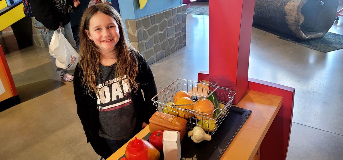 Natalie McNichols, 8, is set to travel with family to Washington, D.C. in July to be a delegate for the Juvenile Diabetes Research Foundation Children’s Congress. She’s shown here at the local JDRF Easter Egg Hunt in March.  (Courtesy)