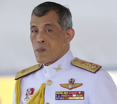 In this May 9, 2016, file photo, Thailand's Crown Prince Vajiralongkorn presides over the royal plowing ceremony in Bangkok. (Sakchai Lalit / Associated Press)