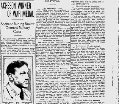 From The Spokesman-Review archive, Sept. 26, 1917 (SR archives)