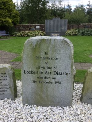 Eleven residents of Lockerbie were among those killed when the plane's largest pieces landed in several parts of the community.  (Gary Graham)