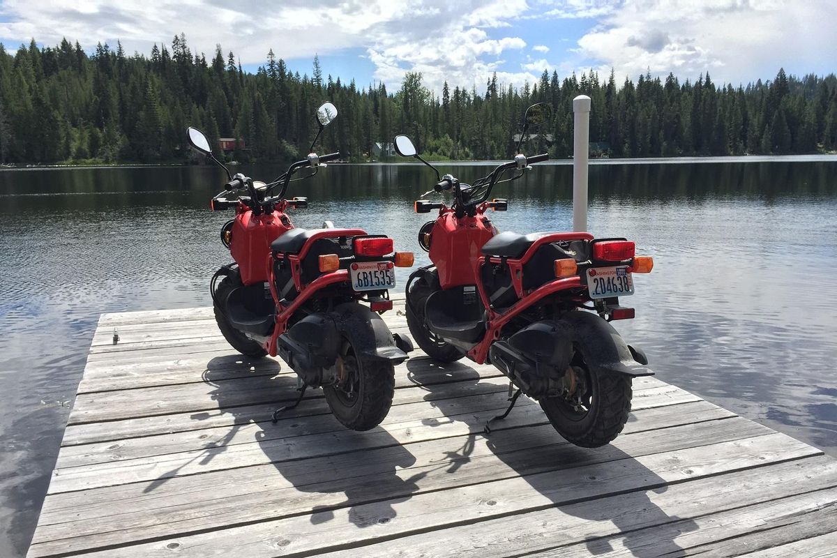 Doug Clark and Scott Cooper made it to Black Lake on their Cheesy Riders Redux excursion. (Doug Clark)