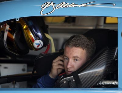 AJ Allmendinger feels more comfortable behind the wheel with Richard Petty Motorsports.   (Associated Press / The Spokesman-Review)