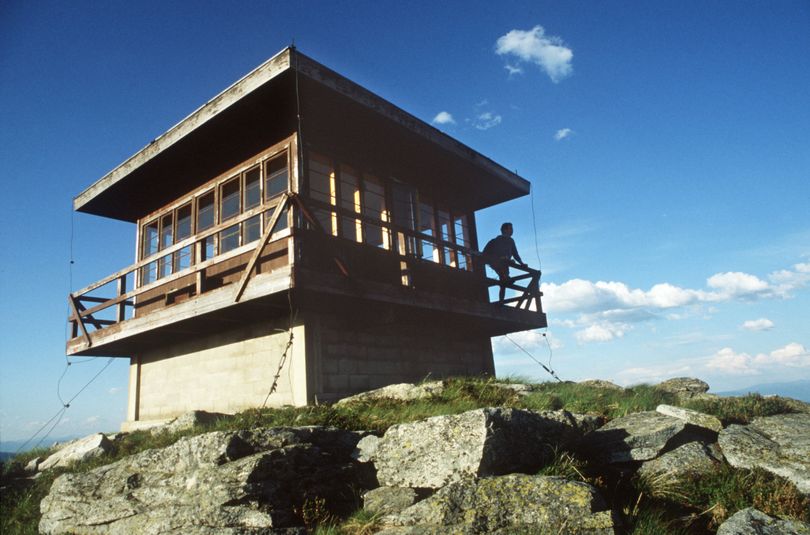 Shorty Peak has a hike-in fire lookout for rent in the Idaho Selkirk Mountains. (Rich Landers)