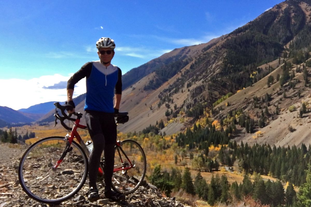 Riding on the Trail Creek Road above Sun Valley.  (John Nelson)