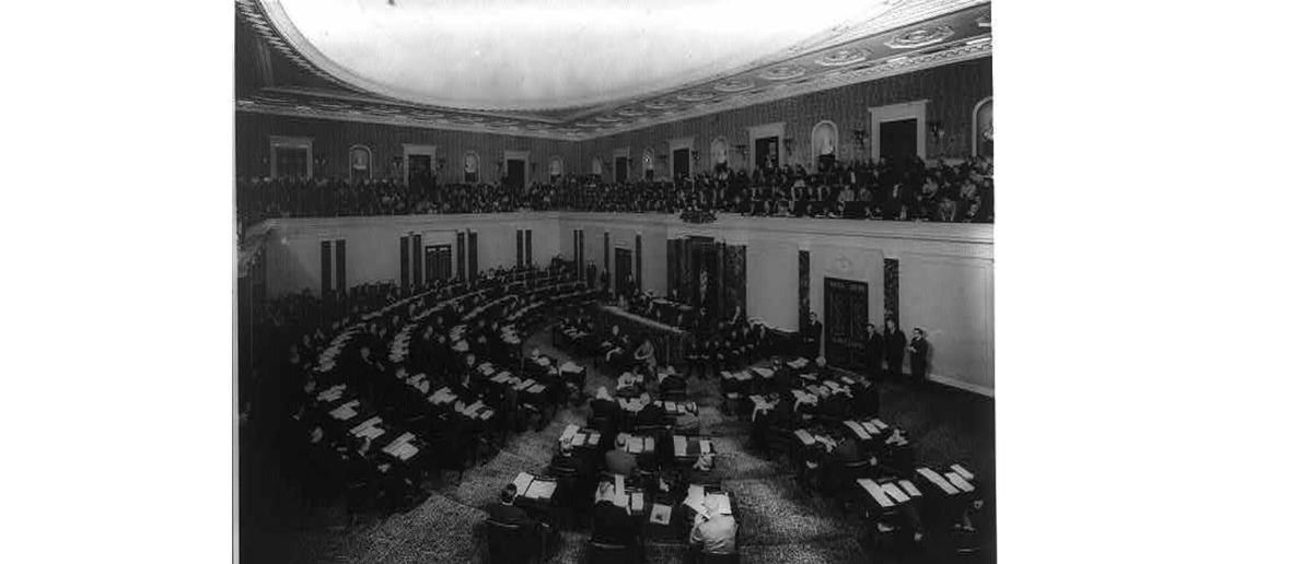 The U.S. Senate in session in September 1963.  (George F. Mobley/Courtesy Library of Congress)