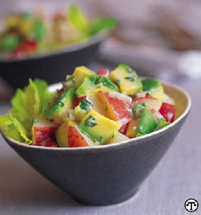 
Warm weather entertaining will be more wonderful with a mouthwatering avocado potato salad.
 (File Photo / The Spokesman-Review)