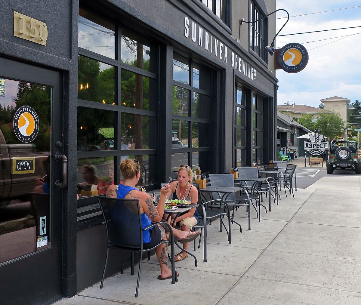 Riverbend's handsome brewery is a nice place to hang out. (John Nelson)