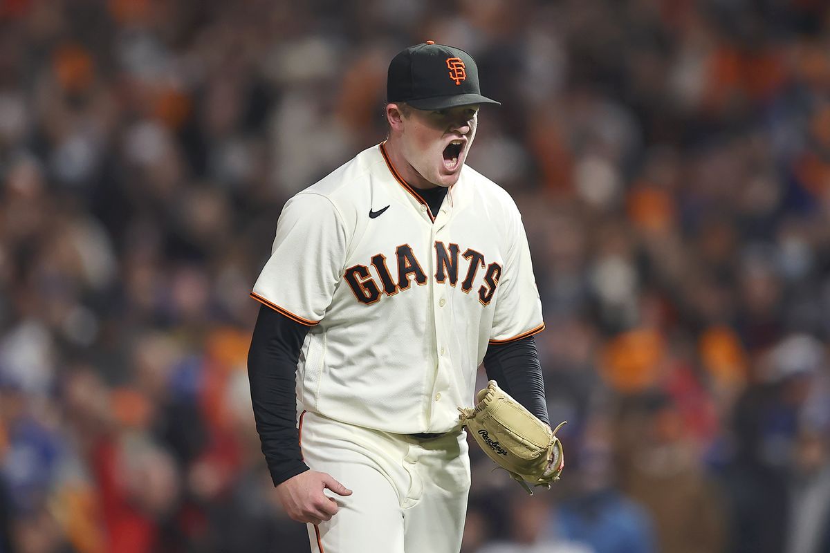 Masterful Logan Webb pitches Giants past Dodgers in playoff opener ...