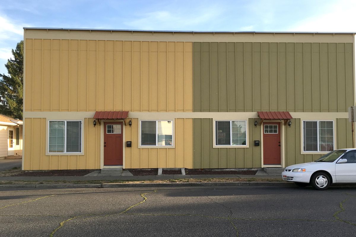 Present day: The small duplex at 2002 E. Boone Ave. was once a neighborhood store owned by grocer Fred Horr in the 1920s and early 1930s. Horr was listed as store owner as early as 1920, making him an early affiliate of United Retail Merchants supply business. After Horr’s death in 1932, others took over and ran it for many years. According to county records, it was turned into a residential duplex around 1970. (Jesse Tinsley / The Spokesman-Review)