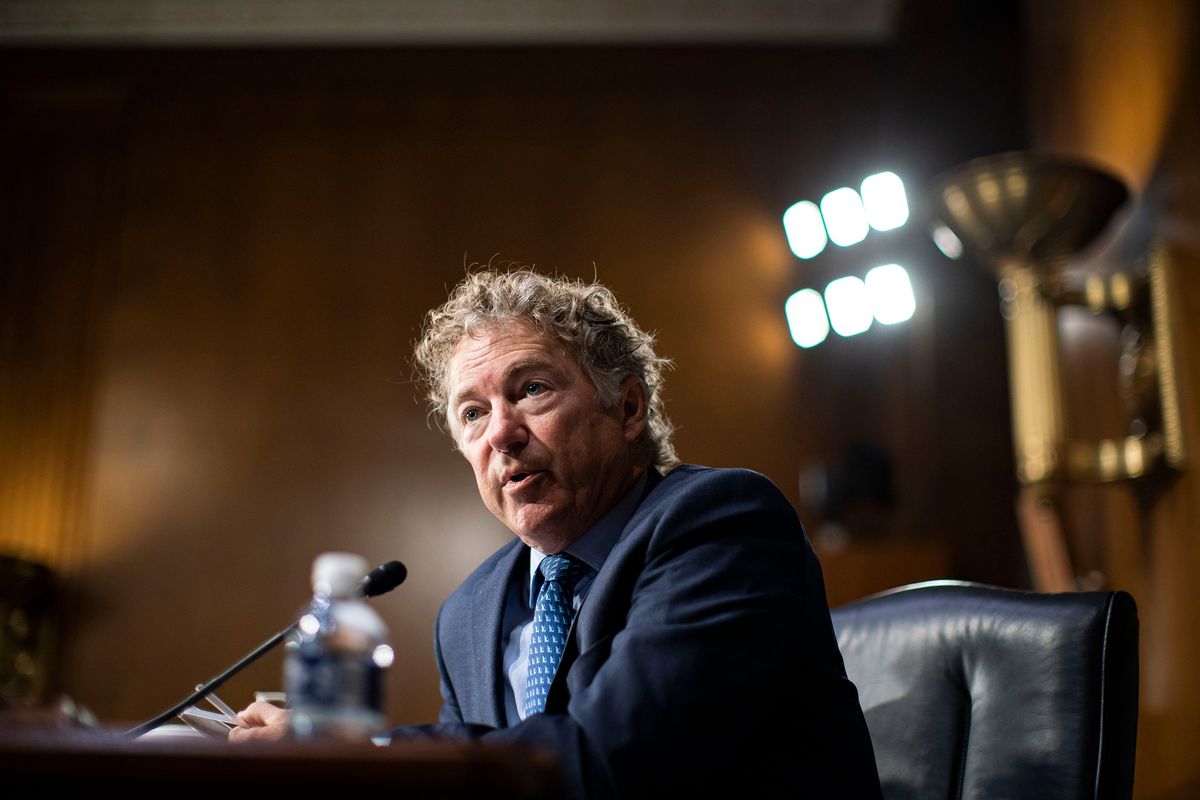 Sen. Rand Paul, R-Ky., on April 26 in Washington, D.C.  (Pool/Getty Images North America/TNS)